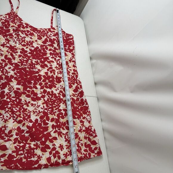Vtg Old Navy Y2k Babydoll Dress Sz 12 Ditsy Floral Side Zip Mini BloomCore - Picture 8 of 12